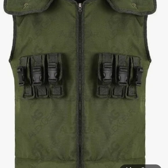 Kakashi Hataki Naruto Jonin Olive Green Vest - Picture 1 of 5